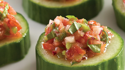 Gazpacho Cucumber Cups