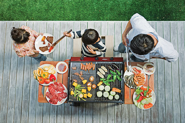 outdoor grilling party