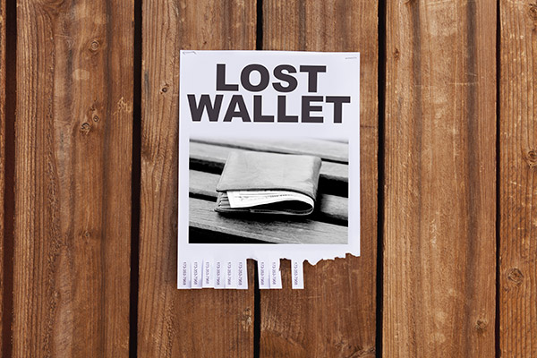 lost wallet flier
