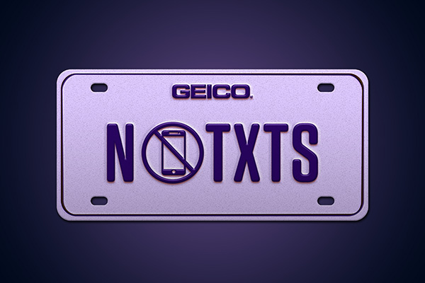 vanity license plate NOTXTS