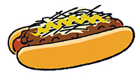 Atlanta-style hot dog