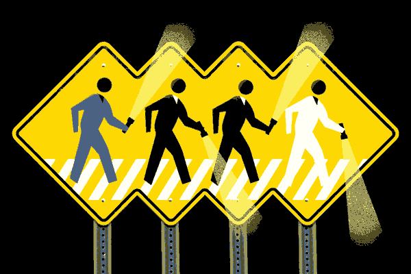 pedestrian crossing signs with flashlights