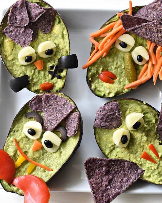 This is Guacamonsters, Halloween special veg and healthy food in a bowl. It is yummy.
