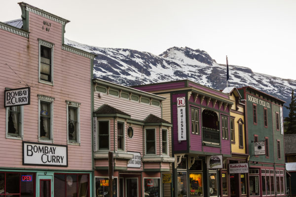 Klondike Gold Rush National Historical Park (Skagway Historic District), Skagway, Inside Passage, southeast Alaska USA.