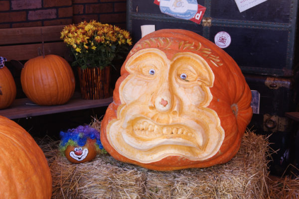 Carved Giant Pumpkin