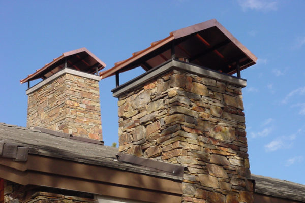 Stone chimney caps