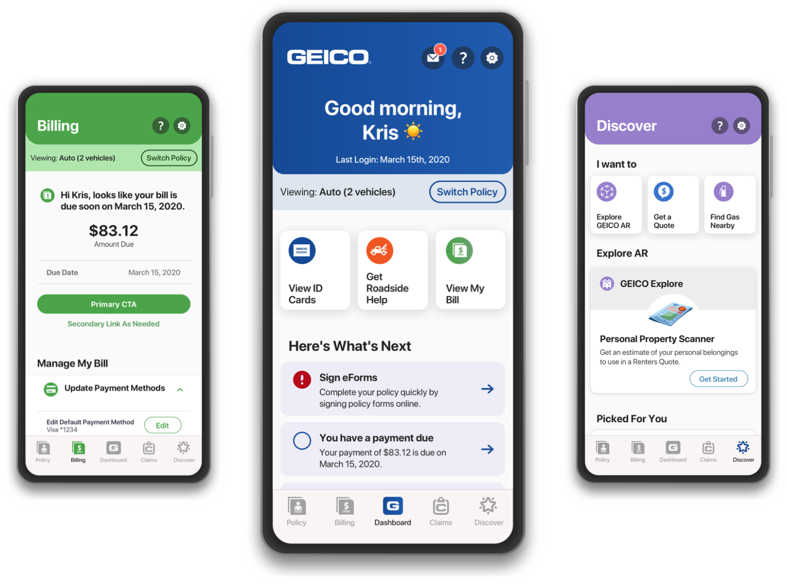 Geico Mobile App Gets A Makeover