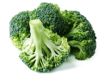 Broccoli on White Background