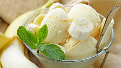 Banana ice cream