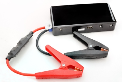 portable batter charger with jumper cables