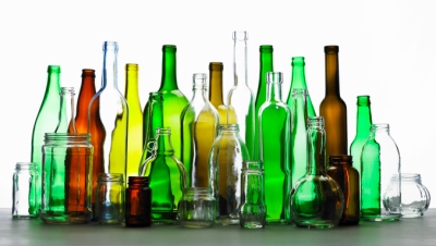 Collection of bottles of various colors