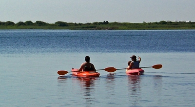 river kayakers